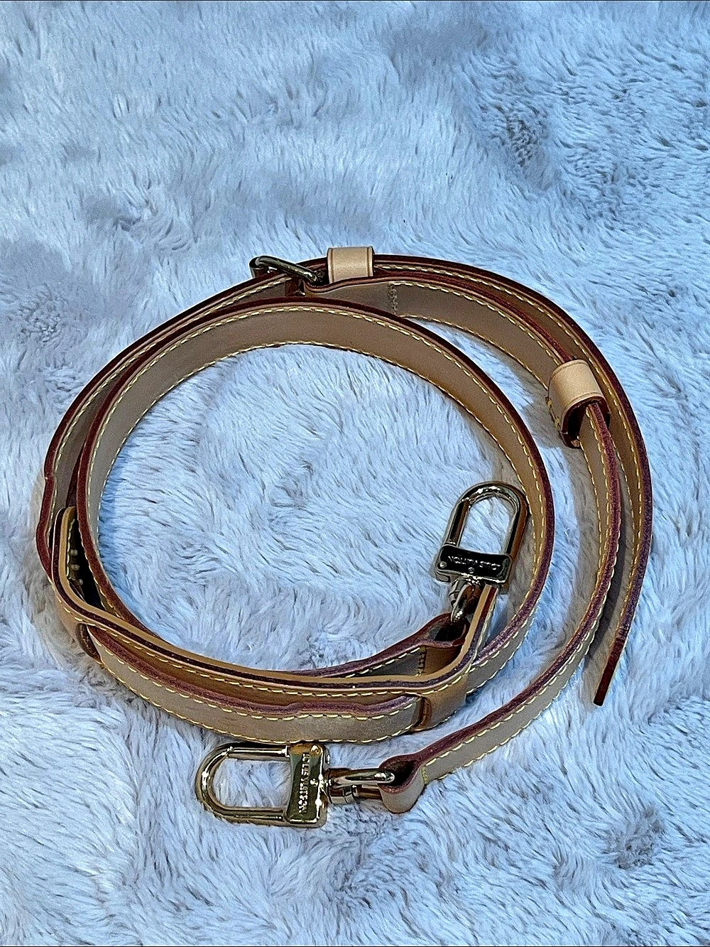 Louis Vuitton Vachetta Adjustable Shoulder Strap Brown & Beige